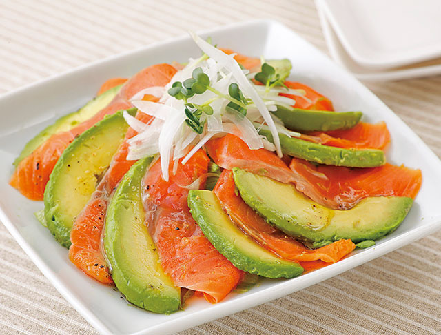 サーモンとアボカドのカルパッチョレシピエスビー食品株式会社