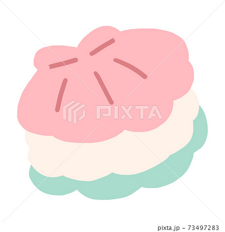 トゥンカロン 韓国マカロン コーヒー味：イラスト無料