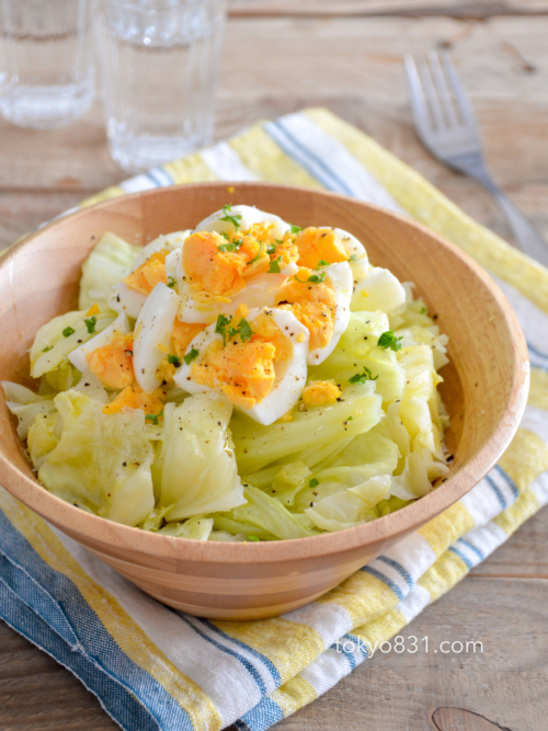 キャベツ大量消費♪茹でキャベツのサラダ レシピ・作り方 by キャロット☆キャンディ - 楽天レシピ