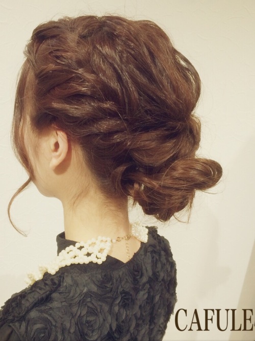 ボブでも高めお団子にする方法♡