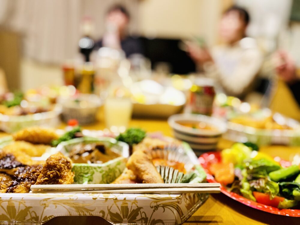 結婚1年記念日に手作り日本料理で祝う