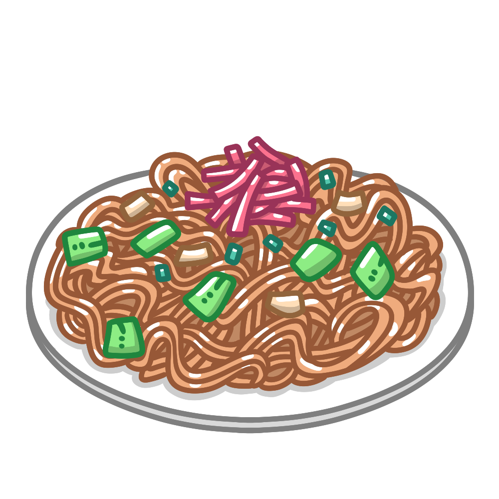 焼きそば – 無料で使える、フリーイラストWEBサイト「かくすた」