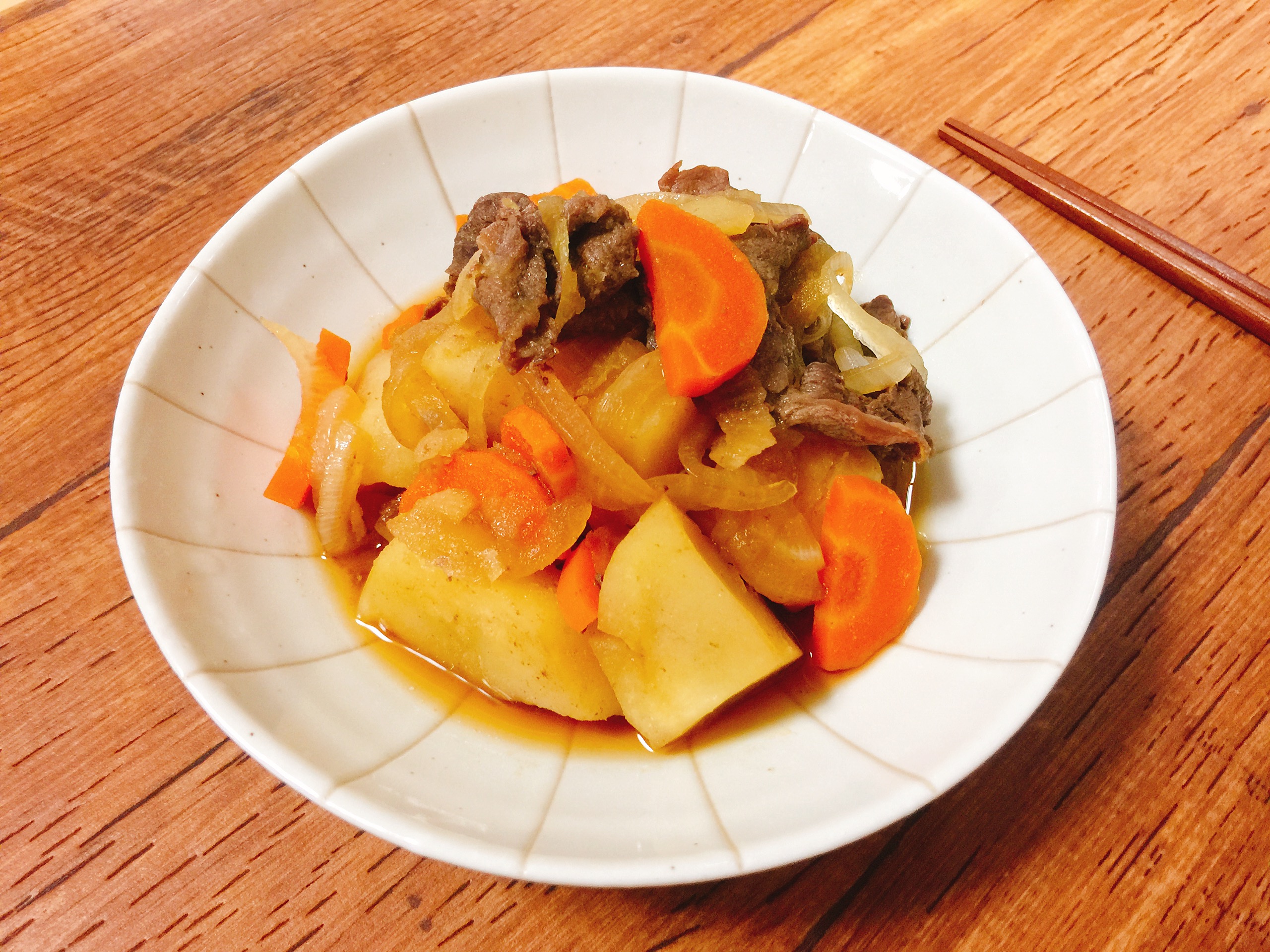 よくある肉じゃがの失敗 ニンジン、ジャガイモがかたい