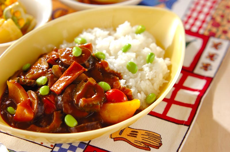 パプリカと小松菜の夏カレー - マイティの Awesome Cooking