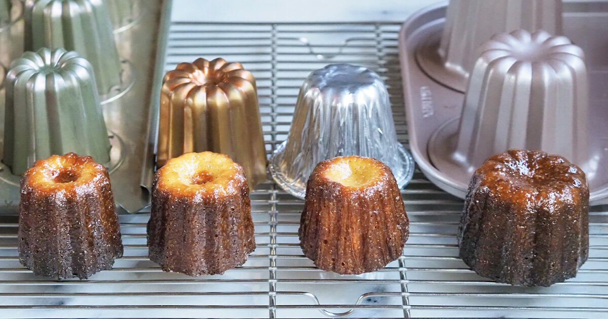 DAISO型でカリふわカヌレ♡酒なし