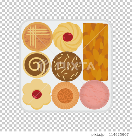 クッキー缶イラスト登録