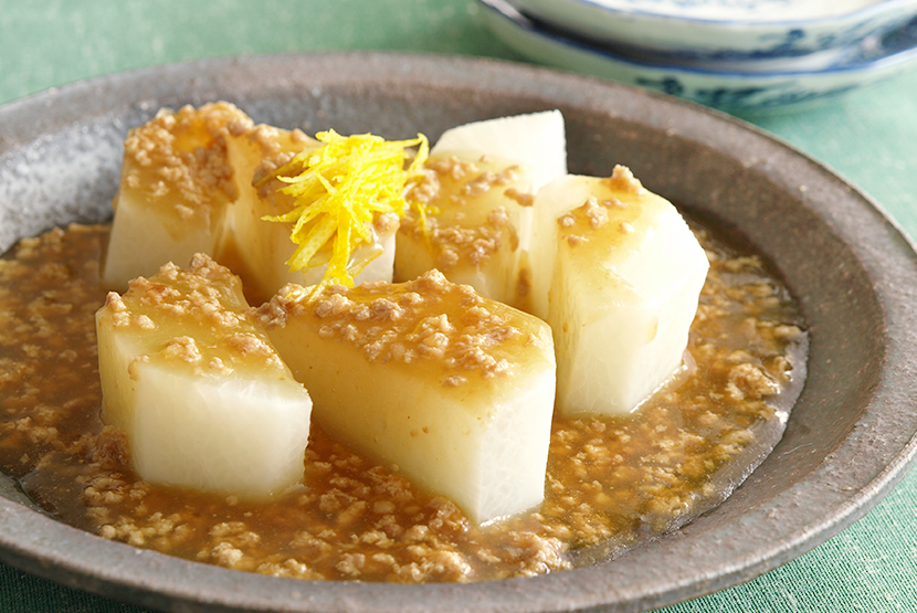 ゴハンがすすむ～☆大根のひき肉あんかけ