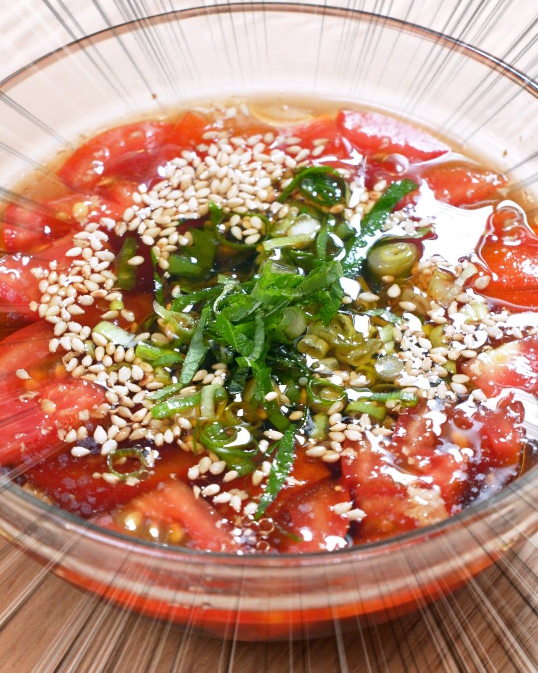 トマトツナそうめん ごま油風味でやみつき味