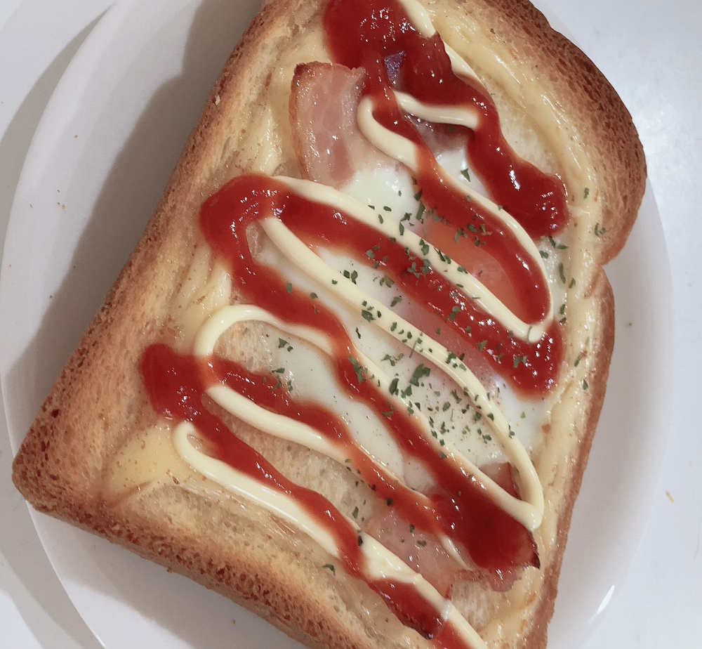 準備から５分で完成！目玉焼きトースト