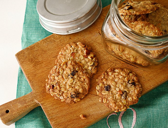 トースターで♪オートミールのおさつクッキ