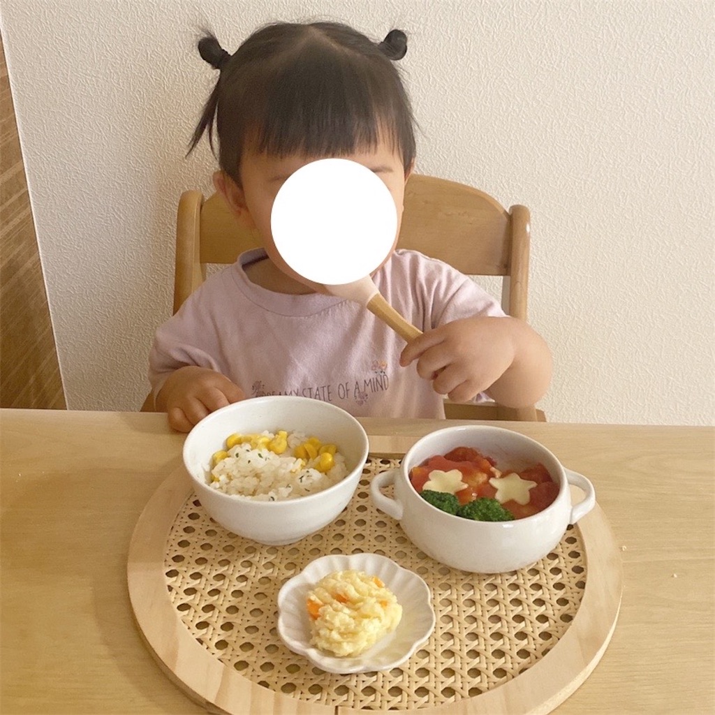 離乳食後期 レンジでハンバーグ