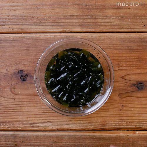 エノキとわかめのマヨ和え