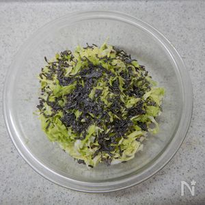 塩こんぶでうますぎツナキャベツ