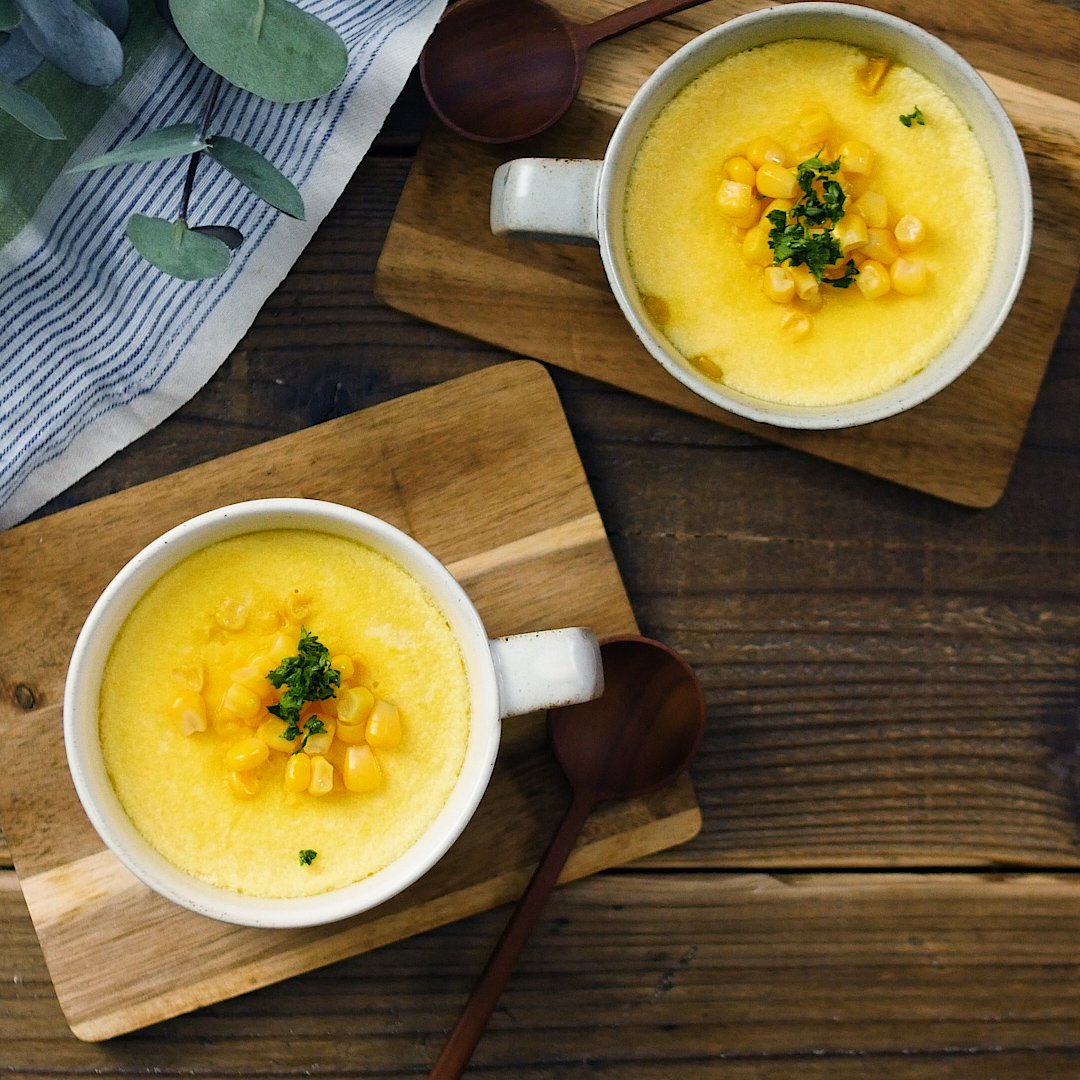 コンポタの素で簡単 コーン茶碗蒸し レシピ・作り方 by liqueur - 楽天レシピ