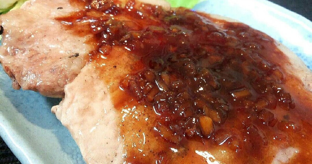 トンテキのマヨ醤油ソース♪毎週簡単で美味しいレシピのご紹介♪