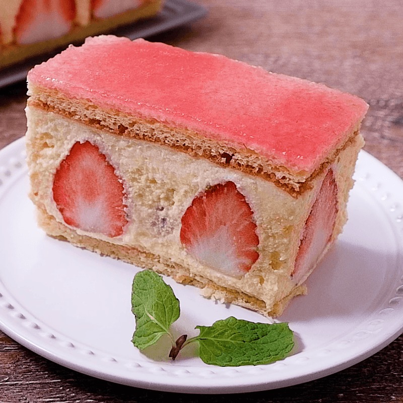 苺のフレジェケーキ レシピ・作り方