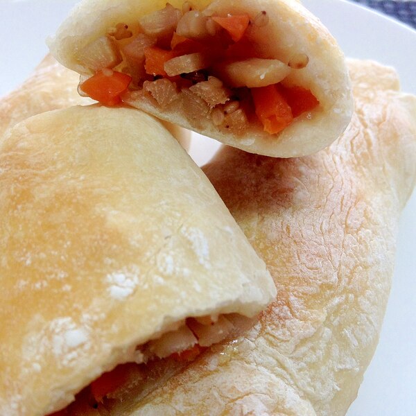 ゴボウサラダの和風トースト☆彡 レシピ・作り方