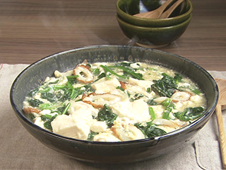 ３分で完成☆超簡単『豆腐の卵あんかけ』