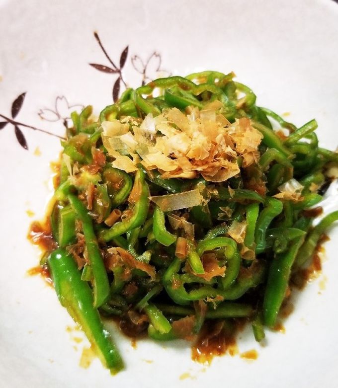 ピーマンおかか炒め