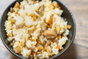 山本ゆり『 簡単！！ おすすめ！！鶏ごぼうご飯＊大分の鶏めし風』