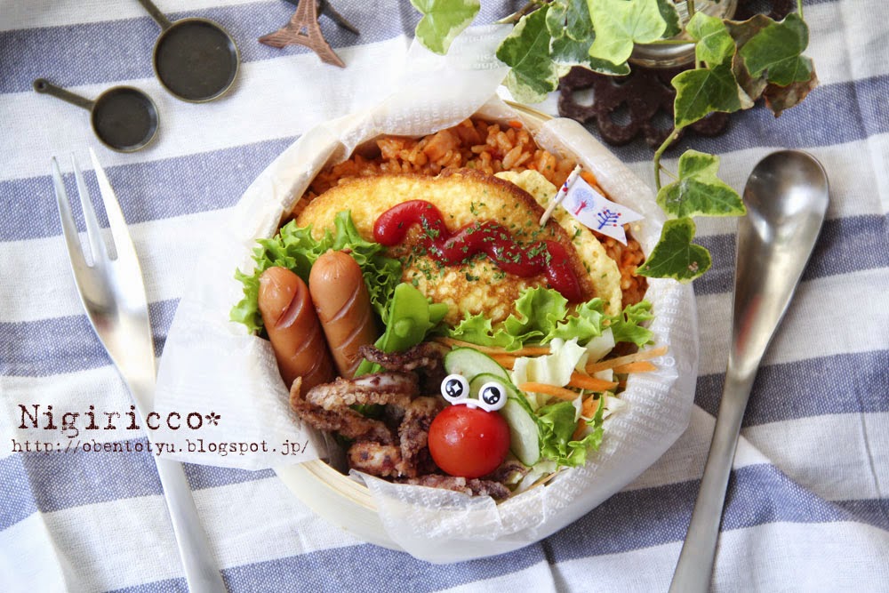 カフェ風どんぶり弁当＆肉巻き弁当 : ぱおの簡単おうちごはん Powered by ライブドアブログ