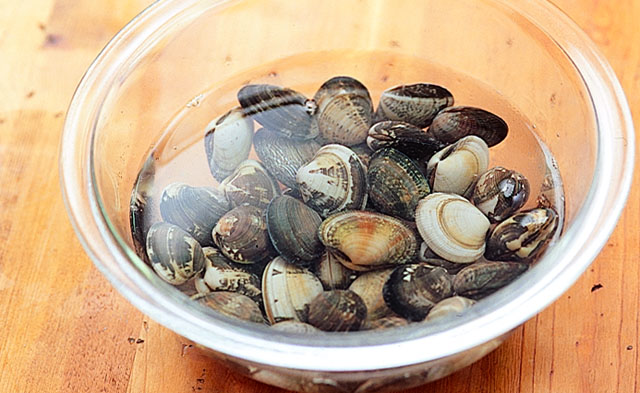 貝の砂抜き方法