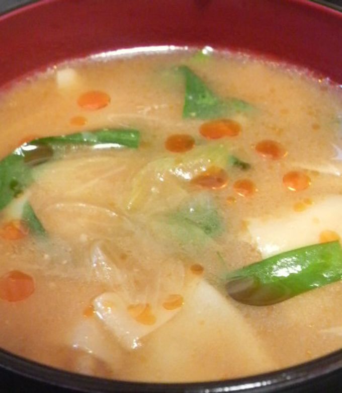 具沢山スープ ワンタン味噌スープ 雲呑