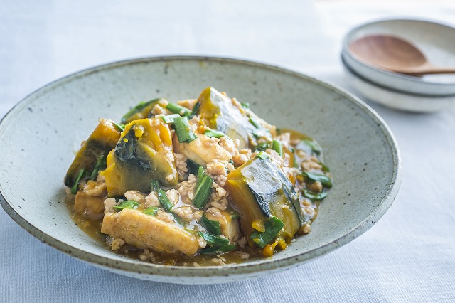 大根と厚揚げの鶏そぼろ煮