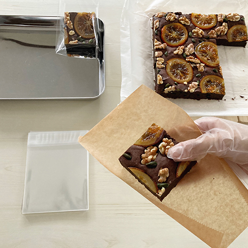 ブラウニーの箱詰めラッピングcotta＊コッタ