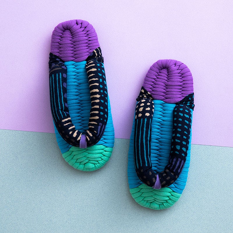 布ぞうりの作り方わらじぐみ