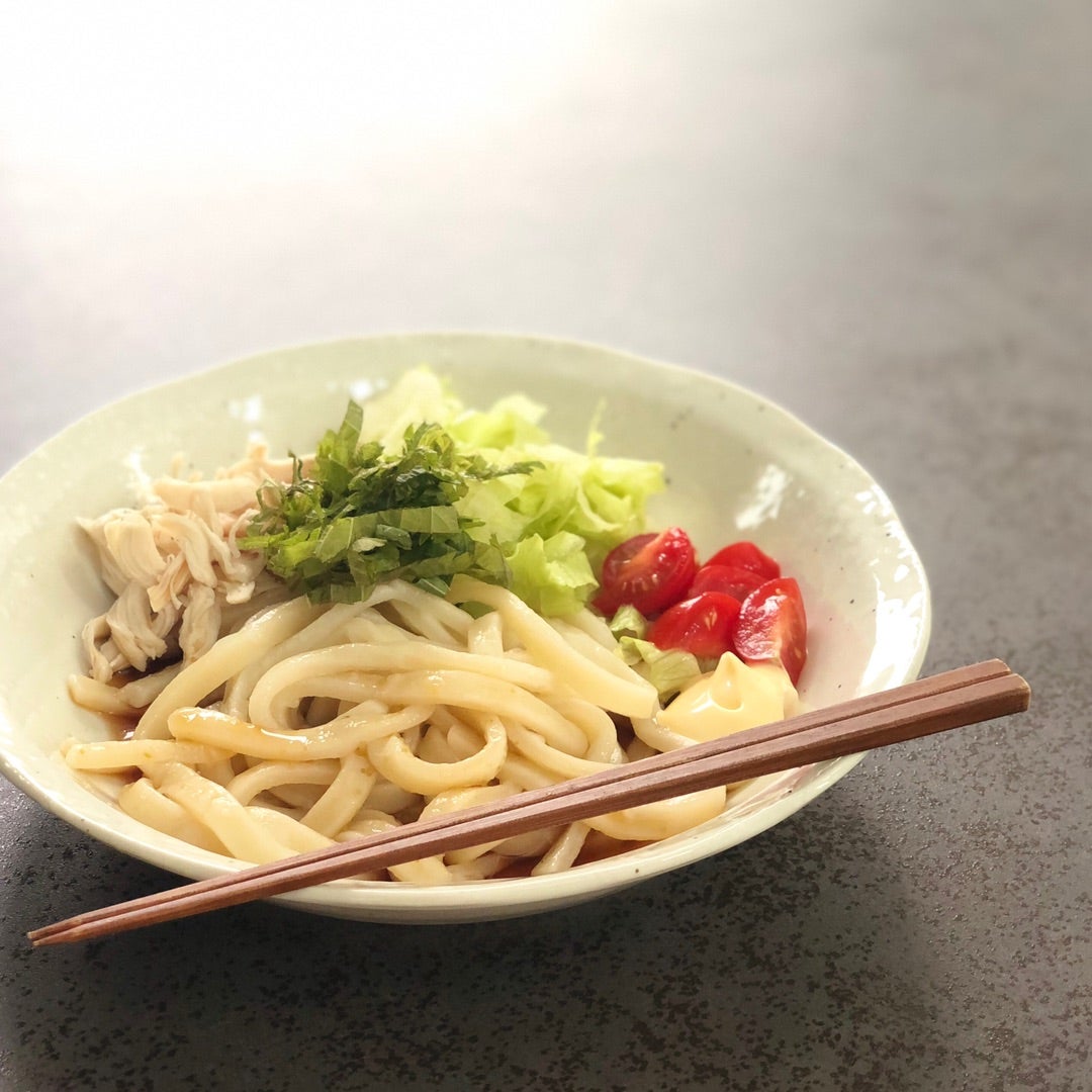 平日ランチメニュー〜柚子胡椒おろし豚うどん リュウジのバズレシピ 〜yu-papa's WeekendCooking & LifeLog