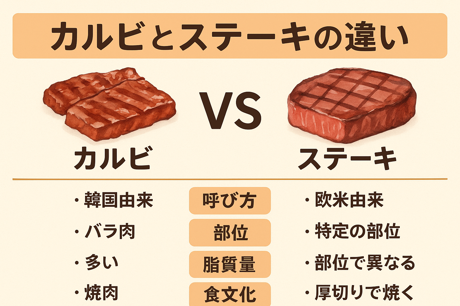 リブアイ、サーロイン、テンダーロイン：それぞれの定義、美味しさ、違いについての解説 - 牛肉会