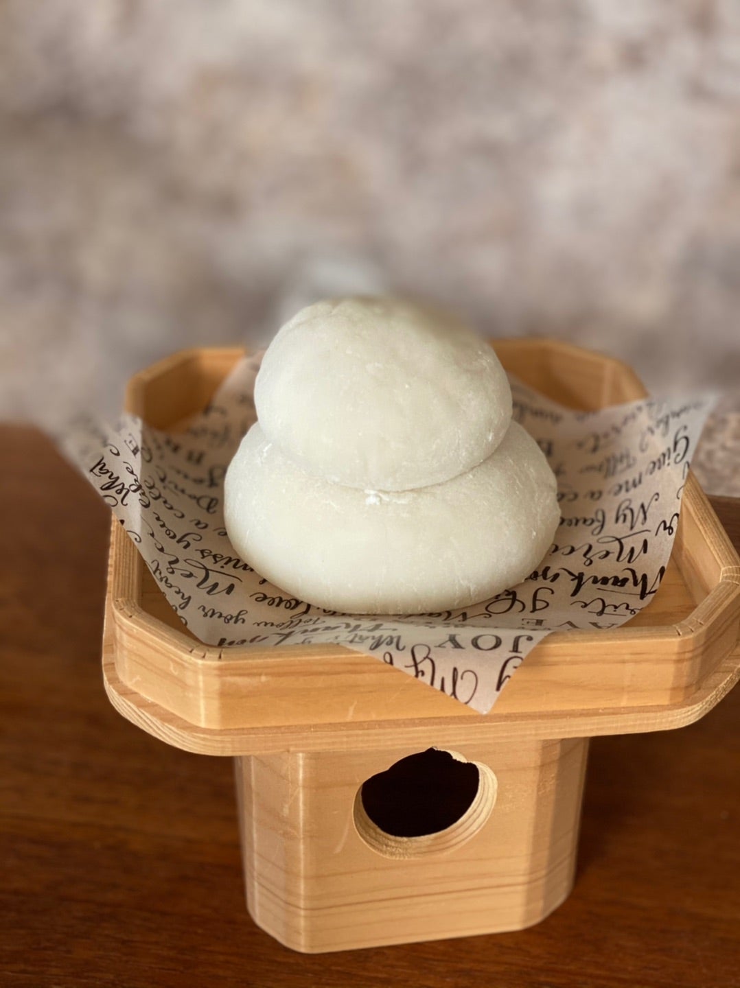 手作り鏡餅の作り方☆お椀とボウルを型にして簡単成形♪行事食百花