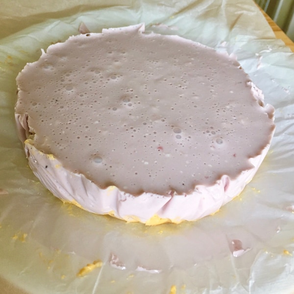 混ぜて冷やすだけ！フルーチェで簡単いちごのレアチーズケーキの作り方 no-bake cheesecake recipe