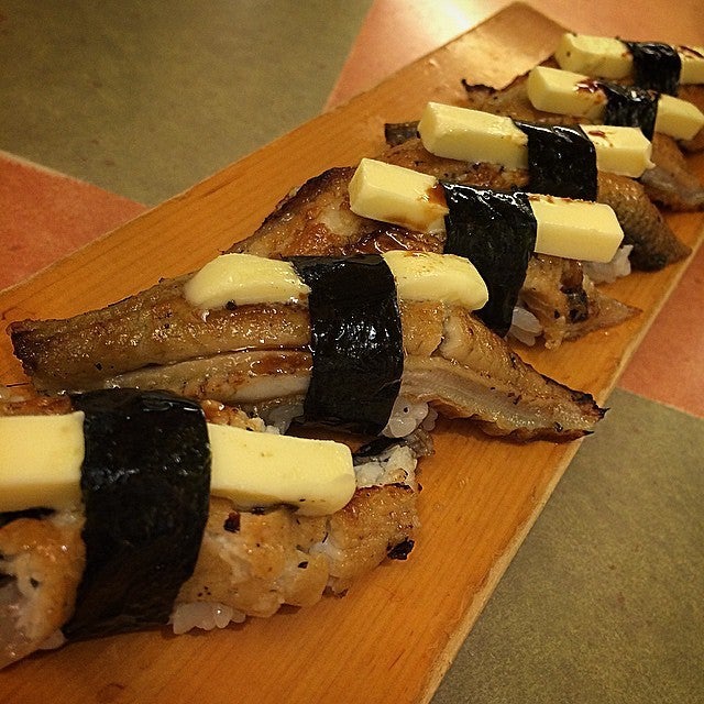 大阪じねんのうなぎバター寿司を作ってみた！ - 八丈島のおいしい暮らし