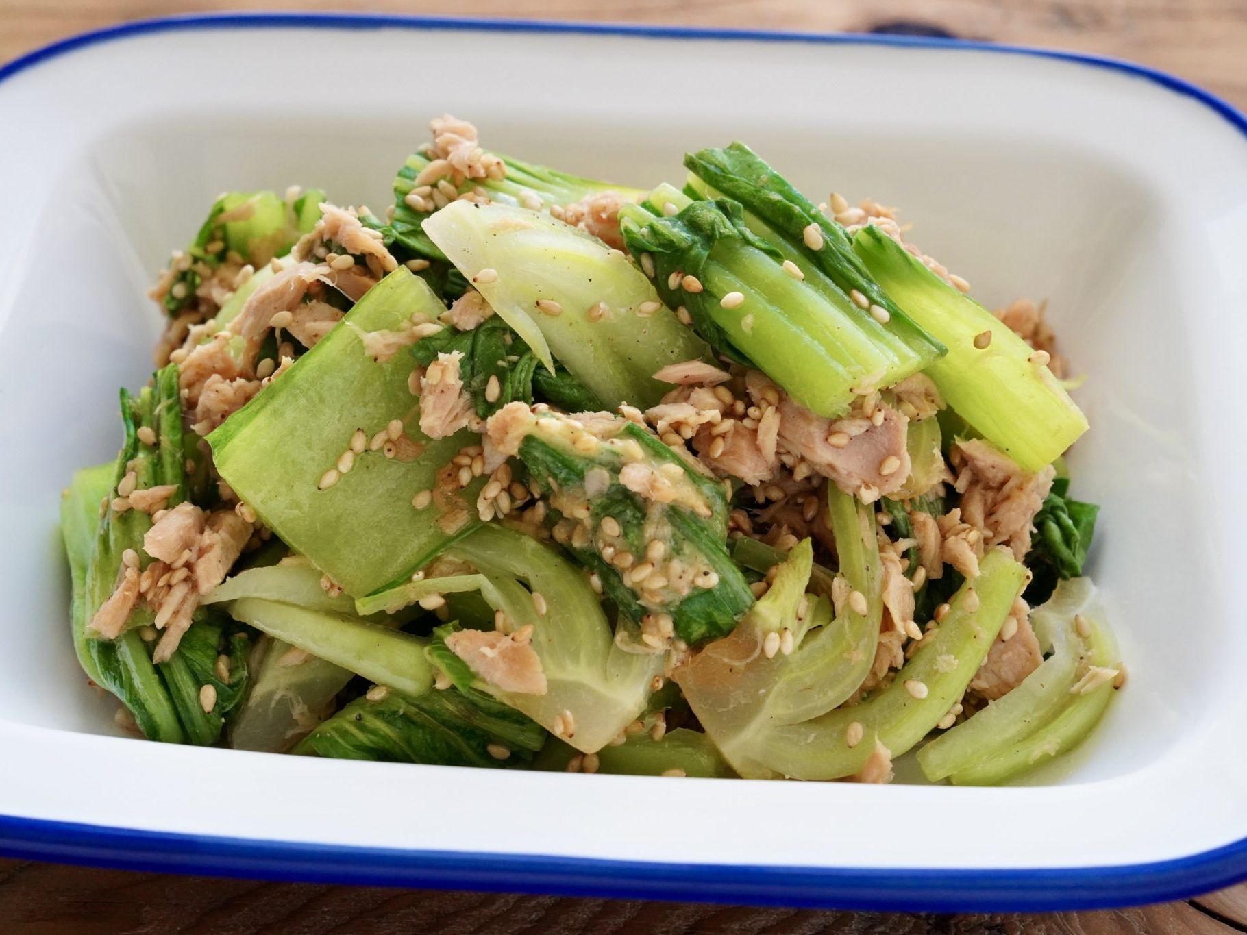 チンゲンサイののり和え 副菜