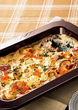 ホタテが美味しい簡単シーフードグラタン