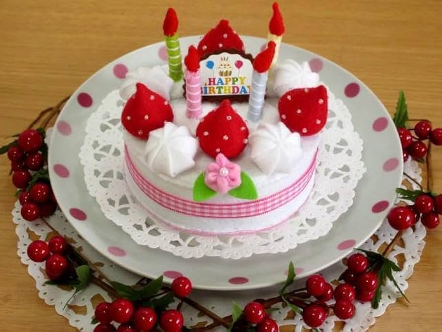 ３段フェルトホールケーキ の通販 by ゆなラクマ