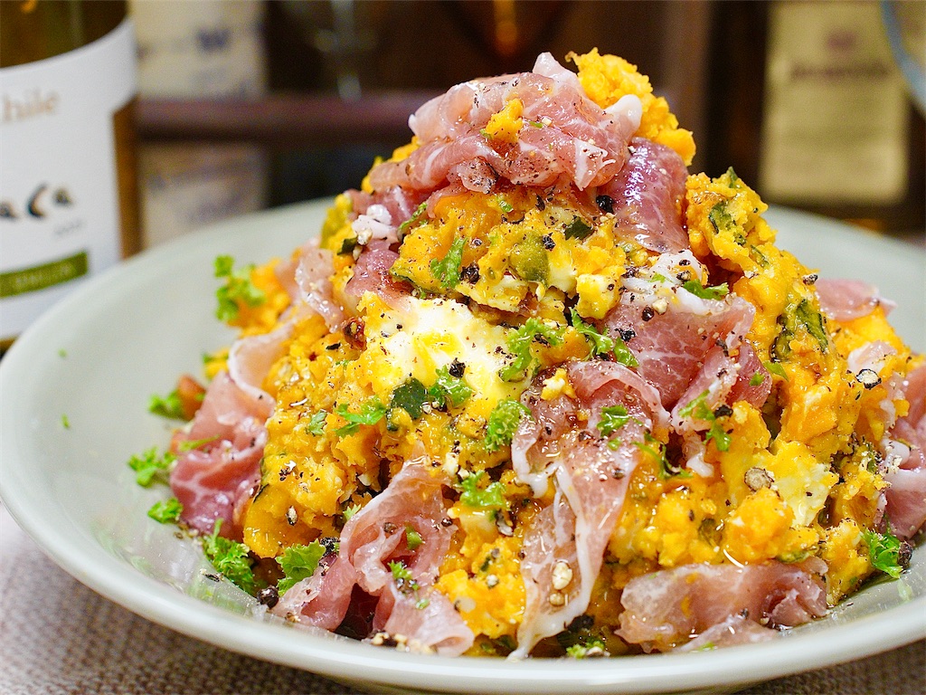 かぼちゃとクリームチーズのサラダ レシピ 飛田 和緒さん みんなのきょうの料理