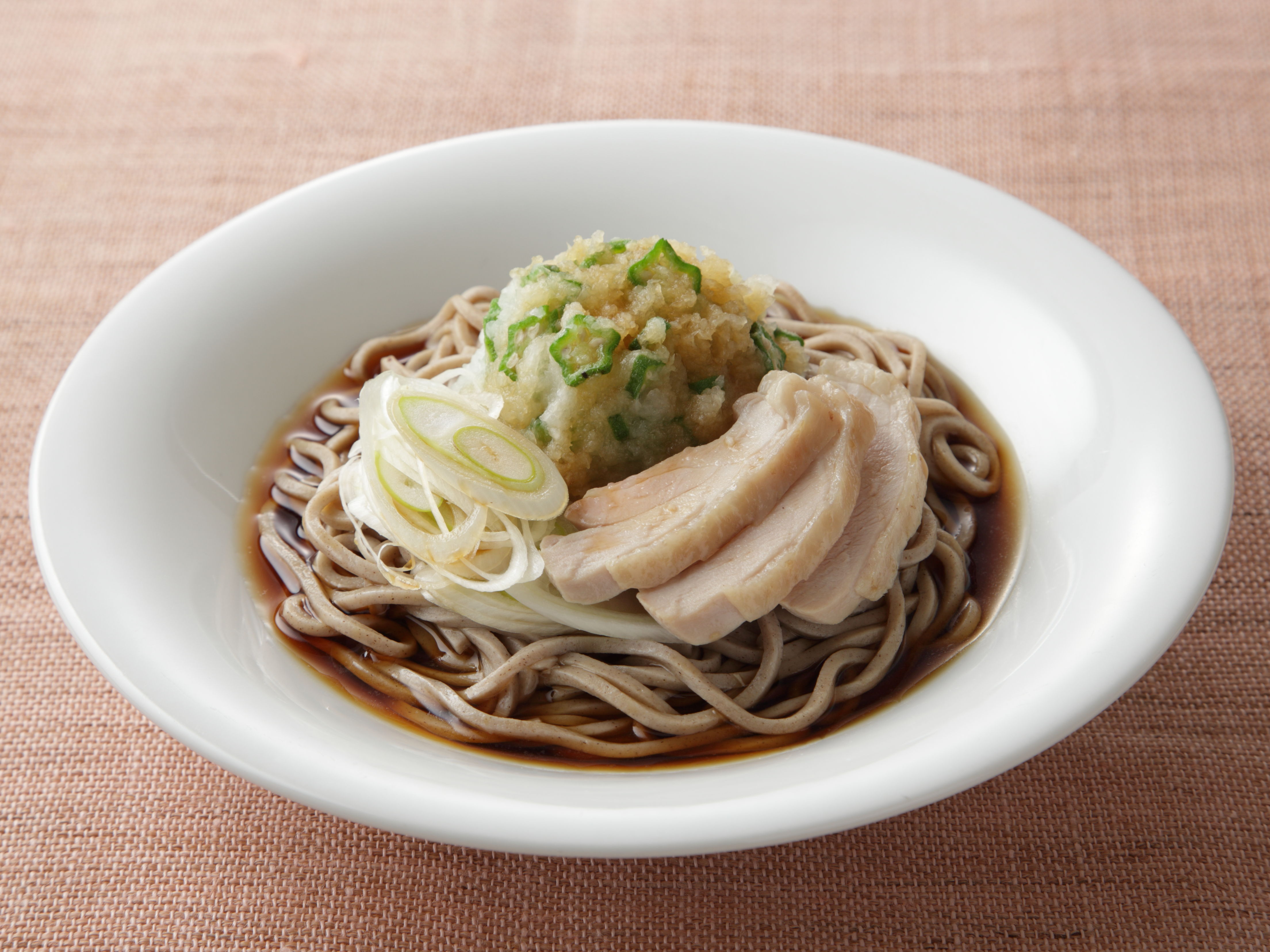 簡単ランチ 納豆おろしそば