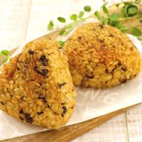 大葉みそアレンジレシピ「大葉みその焼きおにぎり」