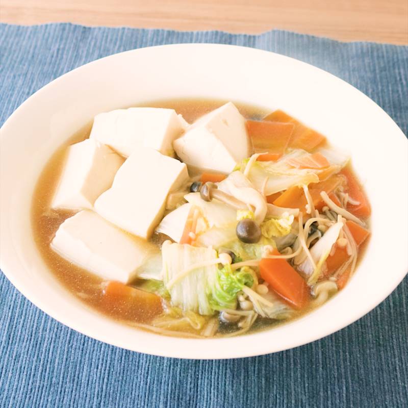 「白菜と豆腐のうま煮」の献立