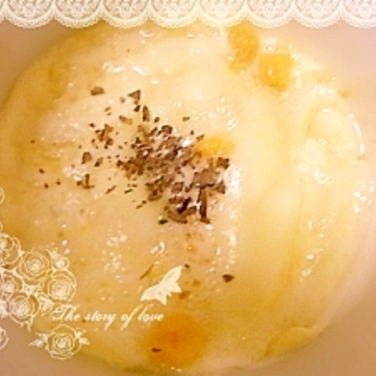 ワンランクアップ♡電子レンジでコーンと三つ葉の茶碗蒸し