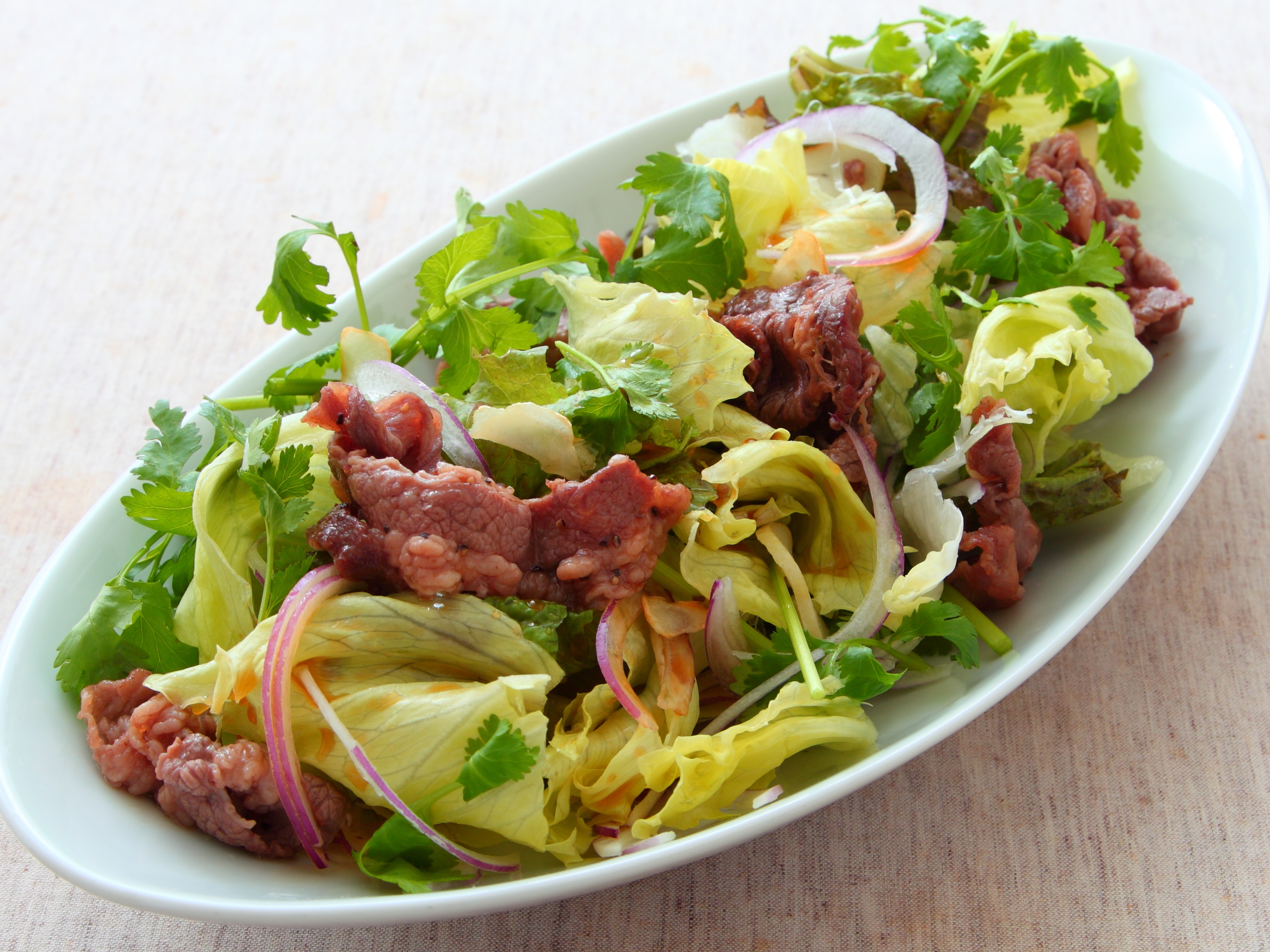 薄切り肉のクルクルチーズステーキ