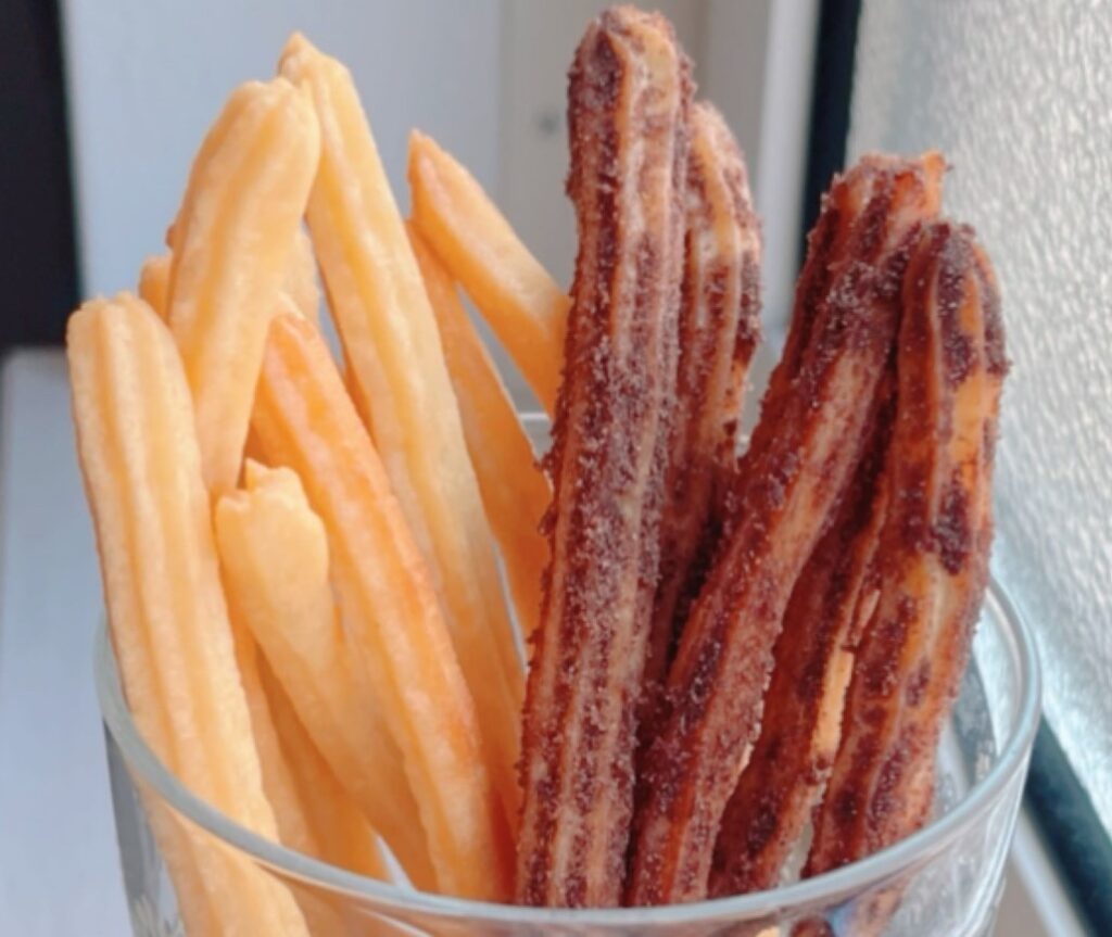 材料2つでテーマパーク気分！「お豆腐チュロス」のレシピ 罪悪感少ない- mogumogu