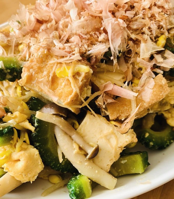 白だしde簡単 ❃ ゴーヤチャンプル