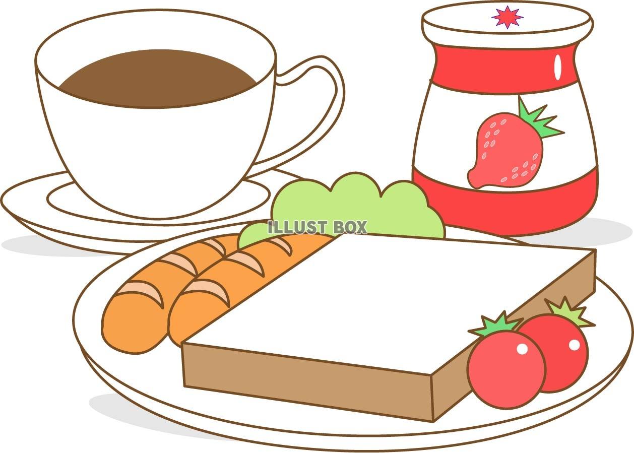 朝ご飯 - フリーなイラスト素材集 フリイラくん