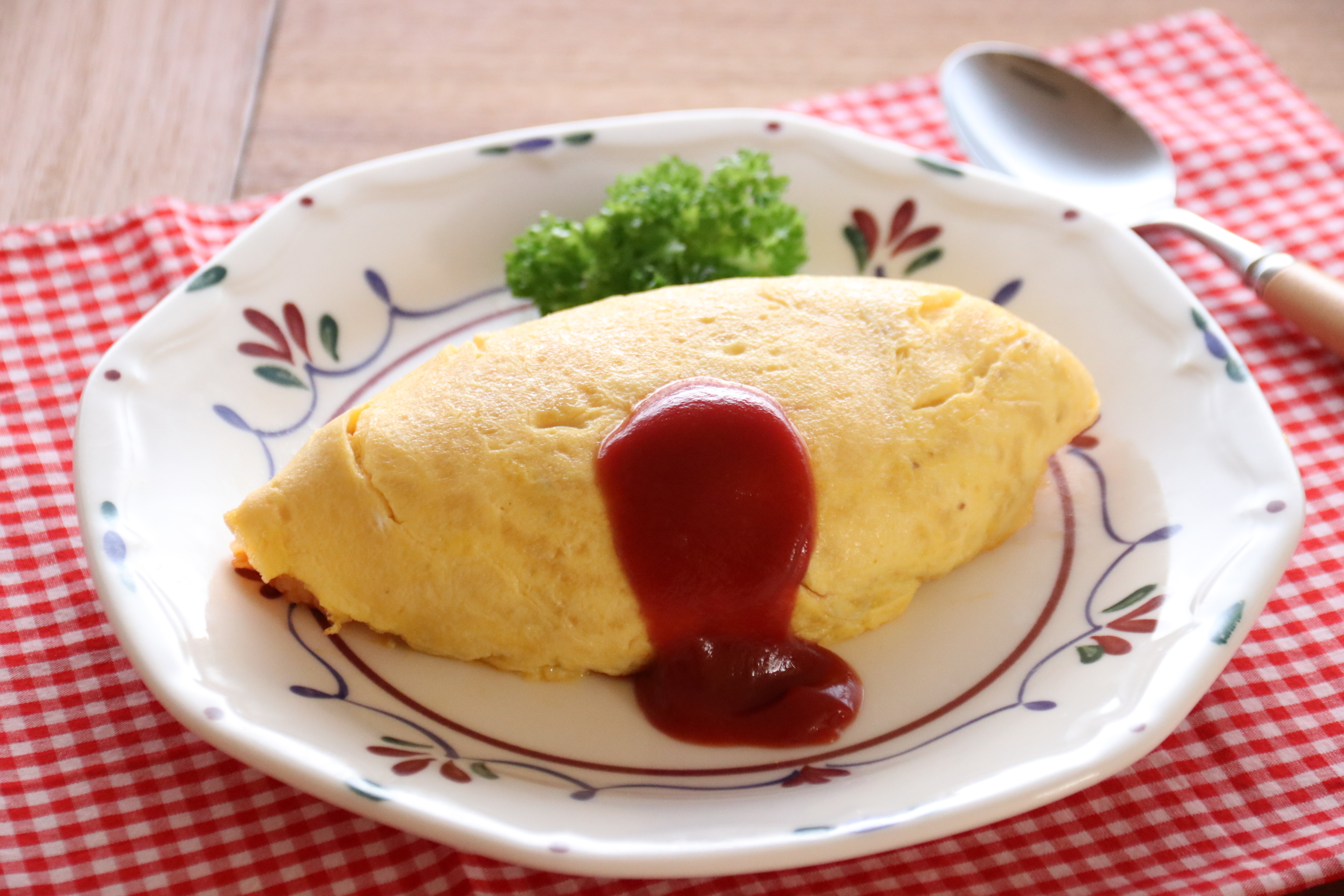 炊飯器で作る簡単オムライス