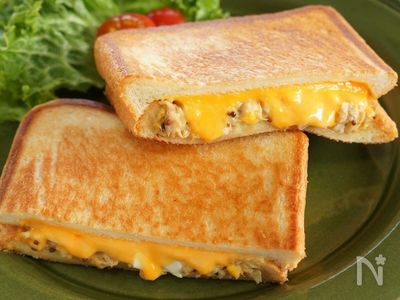 子供ウケ抜群♫卵ホットサンド