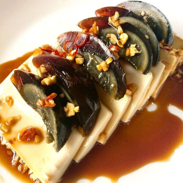 おうちで中華 - 姜汁皮蛋 ピータンのピリ辛生姜だれ 酒徒 しゅと -「あたらしい家中華」＆「中華満腹大航海」